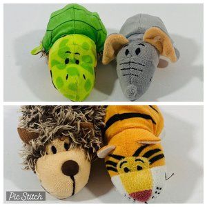 Little Flip Zee Flip a Zoo 5” Minis Hedgehog /Turtle And Tiger / Elephant Toys